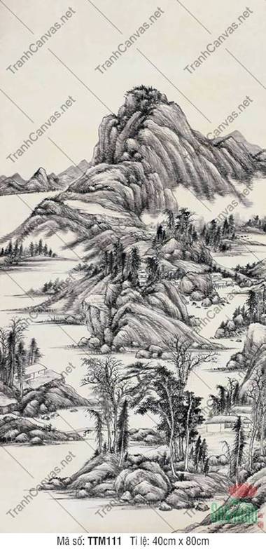 Tranh Thủy Mặc Hiện Đại TTM111