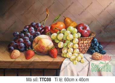 Tranh Tĩnh Vật Đẹp Nhất TTC08, Tranh Tĩnh Vật Vẽ